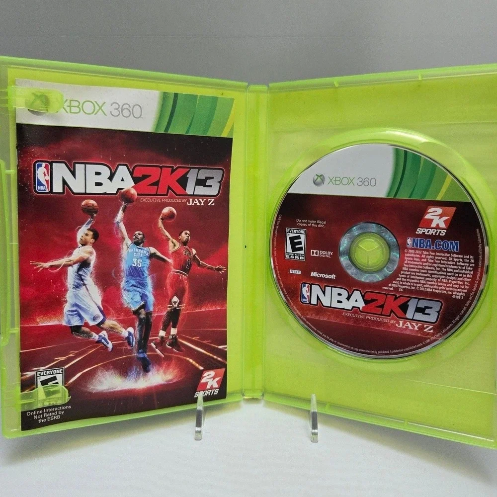 NBA 2K13 - Xbox 360 - CIB - Complete w/ Manual - Tested/Working - JayZ Produced